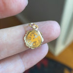 Sagittarius Pendant - Zodiac Pendant - 10k Gold - Vintage
