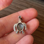 Sea Turtle Pendant - Sterling Silver - Vintage