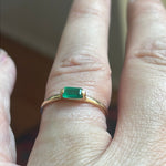 Emerald Ring - 14k Gold - Vintage