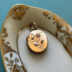 Flower Locket - Gold Filled - Vintage