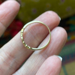 Dainty Signet Ring - 10k Gold - Vintage