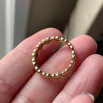 Heart Band - 9k Gold - Vintage