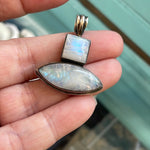 Moonstone Pendant - Sterling Silver - Vintage