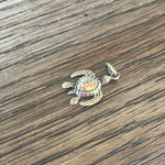 Sea Turtle Pendant - Sterling Silver - Vintage