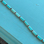 Turquoise Bracelet - Sterling Silver - Vintage