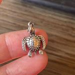 Sea Turtle Pendant - Sterling Silver - Vintage