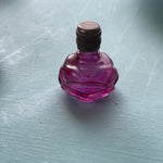 Purple Flower Bottle - Vintage