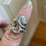 Goddess Ring - Sterling Silver - Vintage