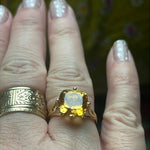 Citrine Ring - 10k Gold - Vintage