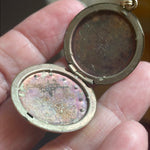 Shooting Star Locket - Gold Filled - Antique