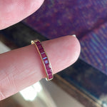 Ruby Band - 14k Gold - Vintage