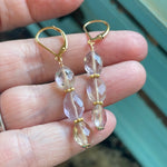 Ametrine Earrings - Gold Filled - Handmade