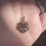 Ruby Pendant - Vintage