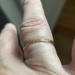 Orange Blossom Band - 10k Gold - Vintage