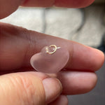 Rose Quartz Heart Pendant - Gold Filled - Vintage