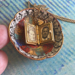Book Locket - Gold Filled - Vintage