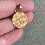 Virgo Pendant - Zodiac Pendant - 14k Gold - Vintage