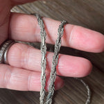 Braided Chain - Sterling Silver - Vintage