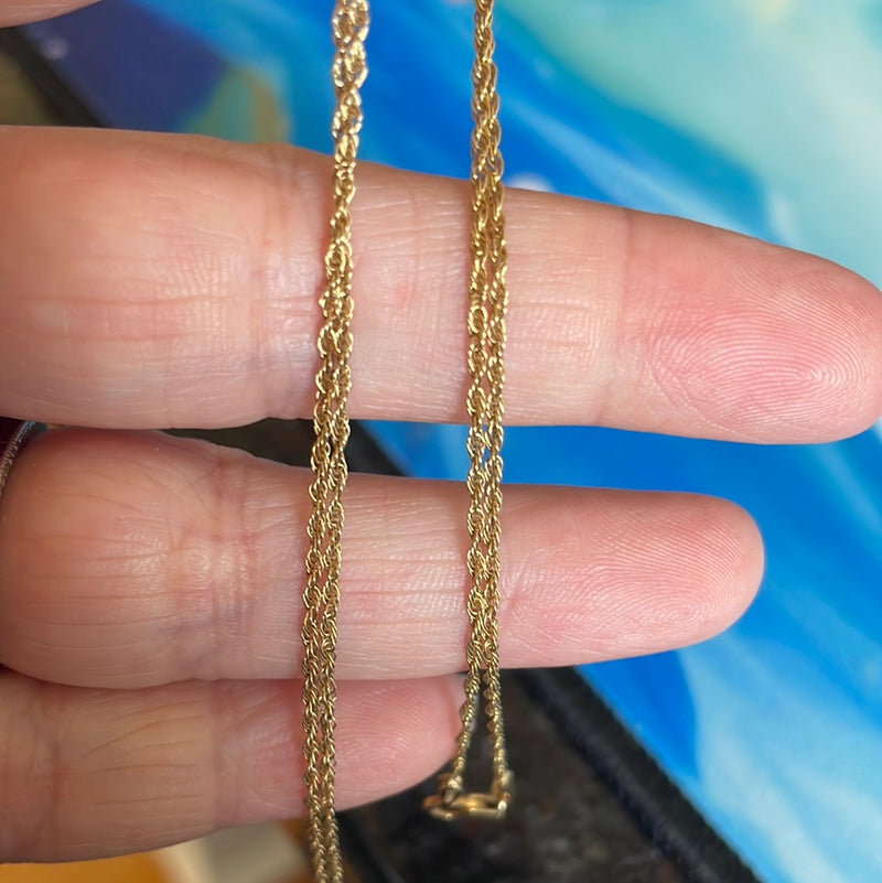 Rope Chain - 10k Gold - Vintage