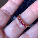 Ruby Band - 14k Gold - Vintage