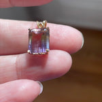 Ametrine Pendant - 10k Gold - Vintage