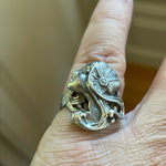 Goddess Ring - Sterling Silver - Vintage