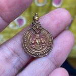 Goddess Pendant - 18k Gold - Antique