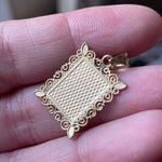 Taurus Pendant - Zodiac - 10k Gold - Vintage