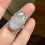 Moonstone Ring - Sterling Silver - Modern