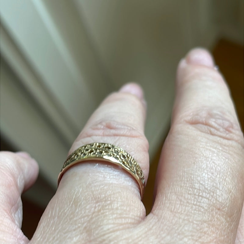 Filigree Band - 10k Gold - Vintage