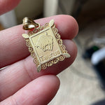 Taurus Pendant - Zodiac - 10k Gold - Vintage