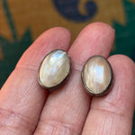 Pearl Earrings - Sterling Silver - Vintage