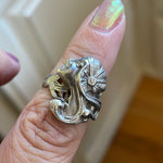 Goddess Ring - Sterling Silver - Vintage