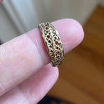 Filigree Band - 10k Gold - Vintage