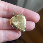 Heart Locket - Frilly Edged - Gold Filled - Vintage