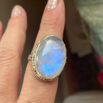 Moonstone Ring - Sterling Silver - Modern