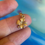 Four Leaf Clover Pendant - 9k Gold - Vintage