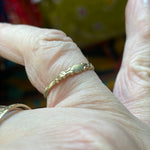 Dainty Signet Ring - 10k Gold - Vintage