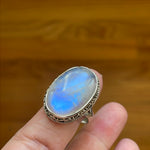 Moonstone Ring - Sterling Silver - Modern