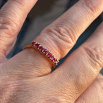 Ruby Band - 14k Gold - Vintage