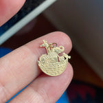 Noah’s Arc Charm Pendant - 14k Gold - Vintage