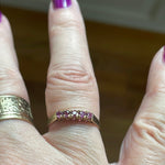 Ruby Band - 14k Gold - Vintage