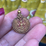 Goddess Pendant - 18k Gold - Antique