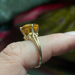 Citrine Ring - 10k Gold - Vintage