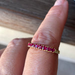 Ruby Band - 14k Gold - Vintage