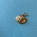 Owl Pendant - 14k Gold - Vintage