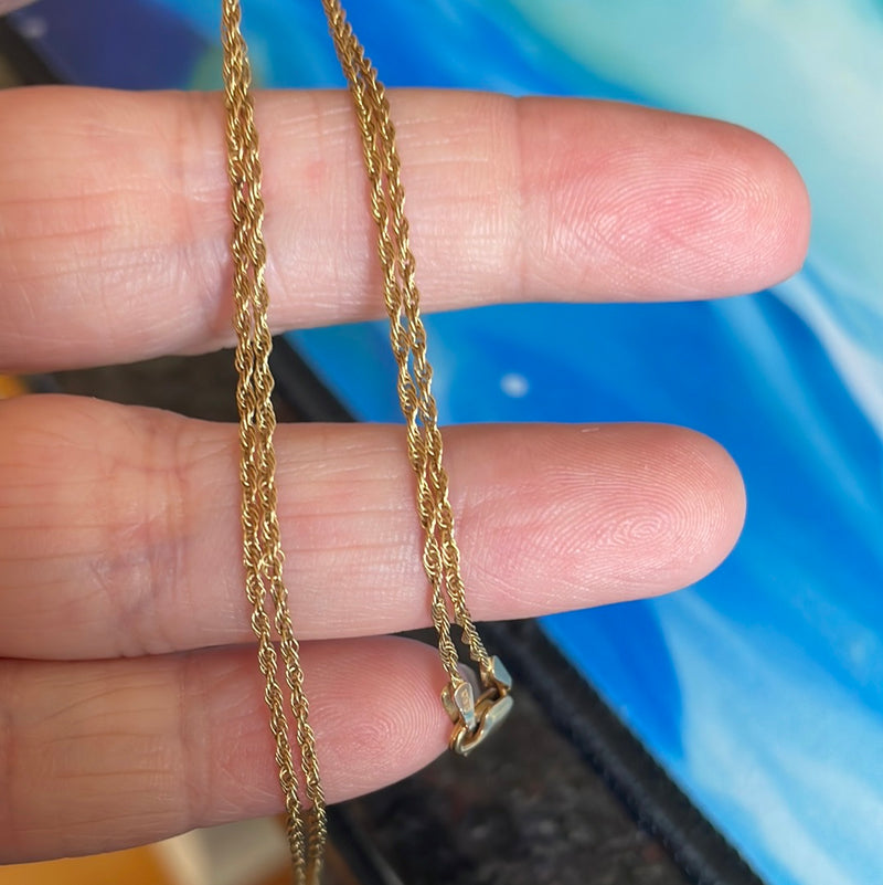 Rope Chain - 10k Gold - Vintage