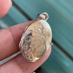 Bird Locket - Sterling Silver - Vintage