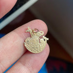 Noah’s Arc Charm Pendant - 14k Gold - Vintage