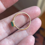 Emerald Ring - 14k Gold - Vintage